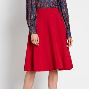 ModCloth Sway This Way A-Line Skirt - Sz Medium